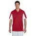 Harriton Men's Side Blocked Micro-Pique Polo With New Holland Aquatic Club Embroidery